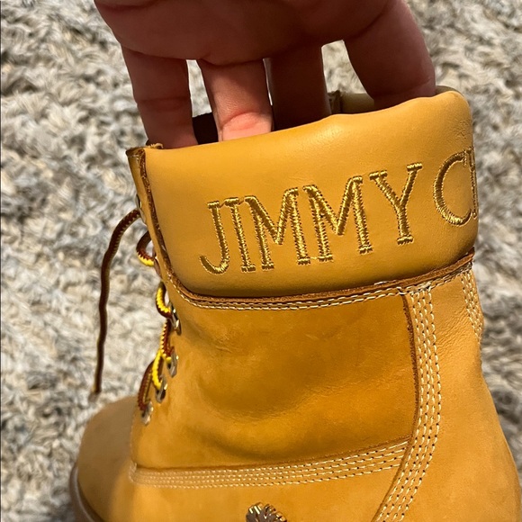 Jimmy Choo Women's Tan Lace Up Boots - Picture 3 of 8